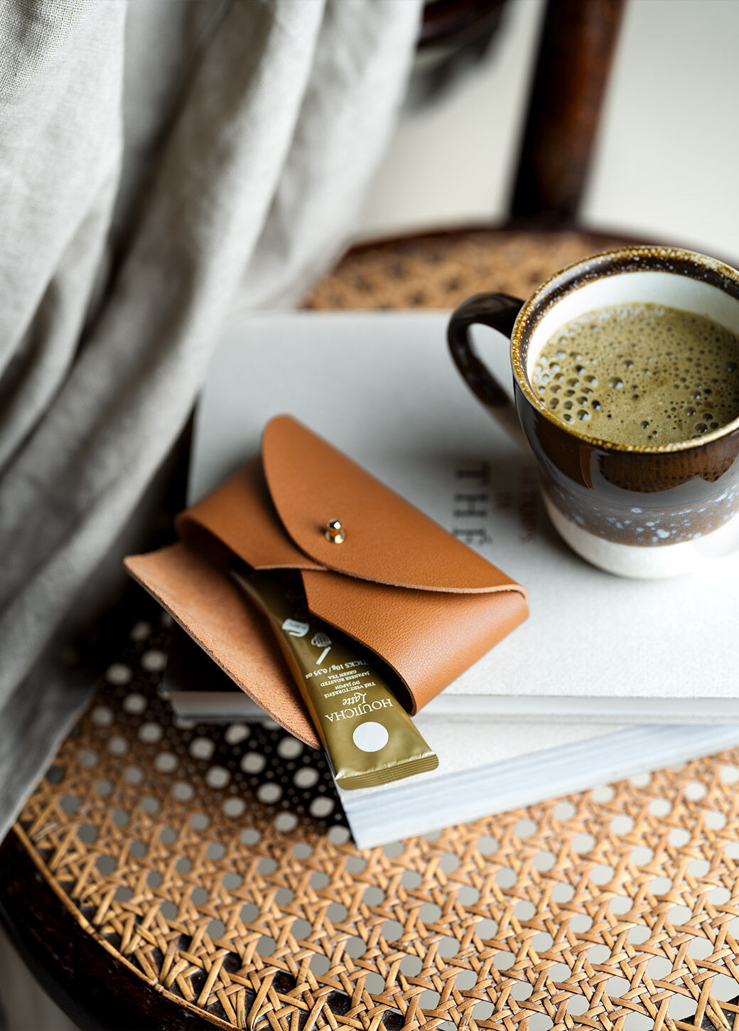 Slide Pen Pouch - Bubble Tea - Khaki — Stationery Pal
