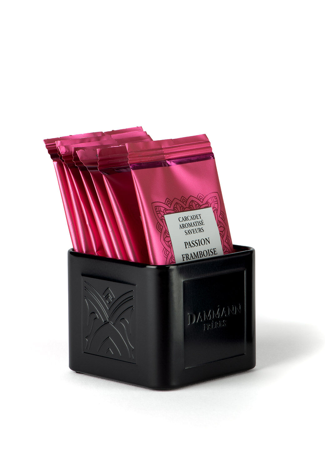 Dammann Cargadets Passion Framboise 24袋 FRUIT INFUSION n°539 CARCADET PASSION FRAMBOISE, box 24 sachets
