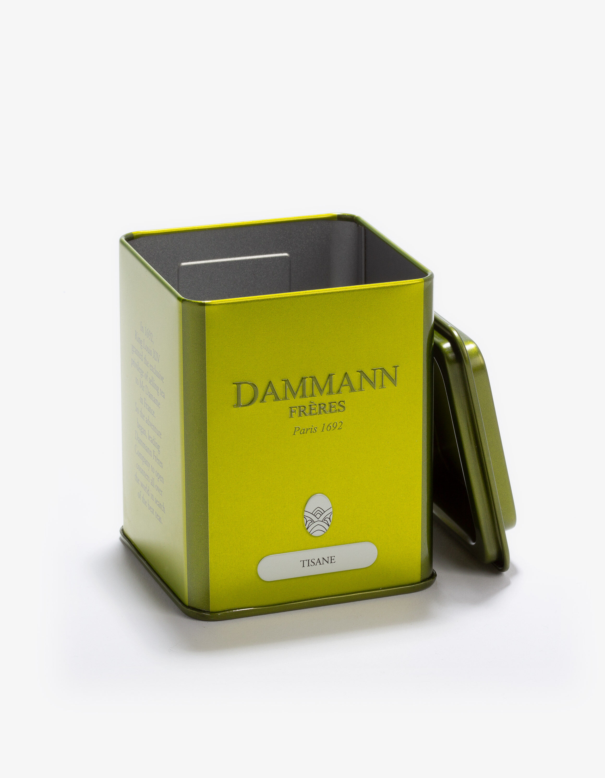 Empty Dammann Frères's tin 'Carcadet' - 100g