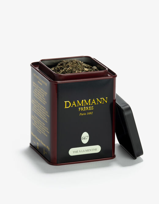 Coffret de thés en bois 48 sachets cristal - Dammann Frères